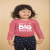 Promoted to Big Sister Shirt for Little Girls Toddler Baby Announcement Outfits (US, Age, 2 Years, Mauve - Long Sleeve) view 2
