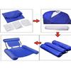 Swimming Pool Float Chair Inflatable Water Chairs for Adult, Pool Lounger Floating Lounge Foldable Seats Portable Lazy Water Floats Bed for Summer Beach Swimming Pool Party (Blue) view 2