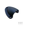 Berfi Life Marine Wire Cable Vent Cover with 3 Screws, Plastic Clamshell Vent Clam Shell Vent Cover for Boat Yacht, 2.6" x 2.9" x 0.9" view 1