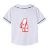 Yuji Itadori Boys 4th Birthday T Shirts Baseball Jersey Fourth Years Old Shirt Toddler Kids Birthday Gift Clothes (White-4th 2 Years) view 2