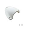Berfi Life Marine Wire Cable Vent Cover with 3 Screws, Plastic Clamshell Vent Clam Shell Vent Cover for Boat Yacht view 1