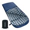 HiZYNICE Sleeping Bag Zero Degree Sleeping Bags for Adults Big and Tall Winter Cold Weather Camping XXL Extra Large Wide,Navy Blue Left Zip,90" x 39" view 1