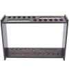 Bathrena 12 Holes Pool Cue Rack w/Billiard Triangle Billiard Racks Display Floor Pool Cue Storage Floor Stand Billiard Stick Rack Cues for Indoor Bars Sports Venues view 1