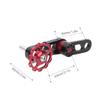 Rear Chain Tensioner, Single Speed Aluminum Alloy Adjuster Guide Wheels Bike Chain Guide, for Bike Bike Parts Folding Bike Cycling Parts view 2