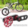 Rear Chain Tensioner, Single Speed Aluminum Alloy Adjuster Guide Wheels Bike Chain Guide, for Bike Bike Parts Folding Bike Cycling Parts view 4