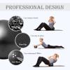 Soft Pilates Ball 9 Inch, Ideal Small Exercise Ball Between Knee Squeeze for Physical Therapy Yoga Core Medicine Abs Pt Bouncy, Mini Rubber Fitball Barre Workout Equipment for Women Men Kid Toddler view 3