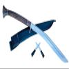 EGKH - 20" Long Blade Sirupate Sword Khukuri - Full Tang High Graded Carbon Steel Kukri - Khukri - Handmade by EGKH Khukuri House Nepal view 2