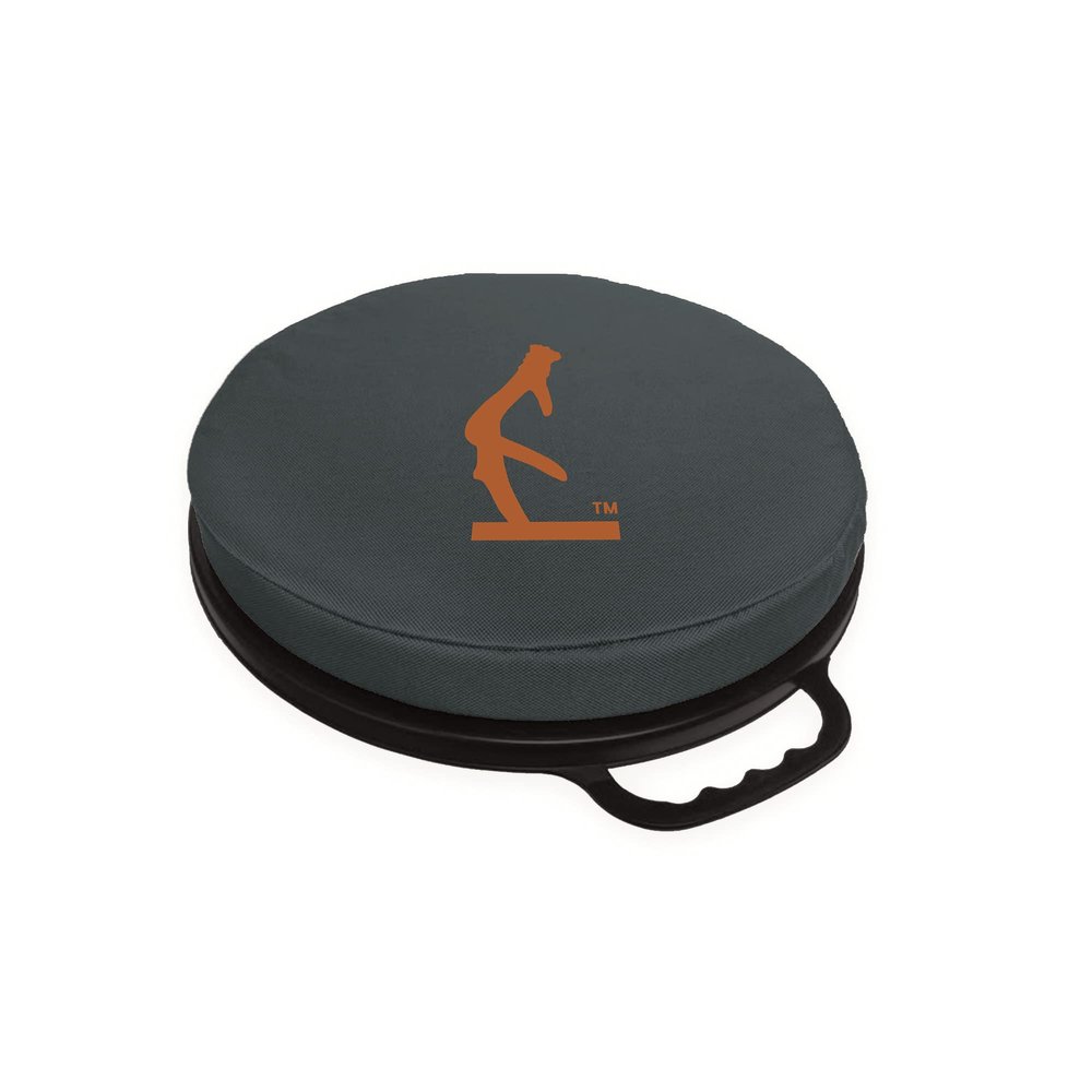 Half Rack Bucket Swivel Seat - Mobile, Comfortable & Versatile Cushioned Seat - Fits Most 2.5 to 7 Gallon Buckets - Great for Hunting, Fishing & Sporting Events