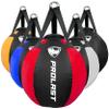 PROLAST Wrecking Ball Heavy Punching Bag for Adults, Hook and Uppercut, Body Snatcher, Boxing, MMA, Muay Thai Training Equipment, Unfilled, 65 lbs, New Edition Red and Black view 1