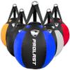 PROLAST Wrecking Ball Heavy Punching Bag for Adults, Hook and Uppercut, Body Snatcher, Boxing, MMA, Muay Thai Training Equipment, Unfilled, 65 lbs, New Edition Blue and Black view 1