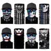 WYSUMMER 8PCS Scarves Bandanas Face Tube Black Headband, Motorcycle Multi Function Headwear Hat Scarf Neck Warmer Balaclava view 4