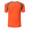 TiaoBug Kids Boys Rash Guard Swim Shirt UPF 50+ Sun Protection Short Sleeve Swimming Top Quick Dry Athletic Sun Shirts Orange 3-4 Years view 3