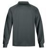 MOHEEN Mens Long Sleeve Moisture Wicking Performance Polo Shirts Casual Solid Golf Pique Shirts Dark Grey-2XL view 2