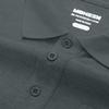 MOHEEN Mens Long Sleeve Moisture Wicking Performance Polo Shirts Casual Solid Golf Pique Shirts Dark Grey-2XL view 3