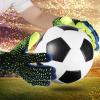 Yuly Goalkeeper Gloves Strong Grip Goalie Soccer Glove Football with Finger Support Size 6/7/8/9/10 Kids Youth Adults Black view 4