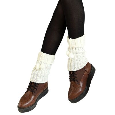 above Socks Cover Womens flap Ladies Boot Warmers Fashion Socks Twist-Knitted short Leg Socks Socks with Black Lace