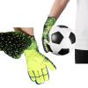 Yuly Goalkeeper Gloves Strong Grip Goalie Soccer Glove Football with Finger Support Size 6/7/8/9/10 Kids Youth Adults Black view 3