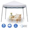 Ifwind 8X8 FT Pop Up Canopy Tent, Outdoor Instant Slant Legs Sun Shelter with Carrying Bag Portable for Patio Deck Garden and Beach(White) view 3