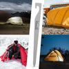 Tent Stakes,Titanium Tent Pegs, L 11.8in/30cm Heavy Duty Camping Stakes,Rustproof, Not Easy to Bend,Essential Tent Accessories for Camping, Rain Tarps, Hiking, Backpacking view 2