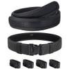 TACNEX 2" Duty Belts with Loop Liner 4 Belt Keepers + 1.5" Inner Belt with Hook Liner M(30"-34") view 1