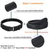 TACNEX 2" Duty Belts with Loop Liner 4 Belt Keepers + 1.5" Inner Belt with Hook Liner M(30"-34") view 4