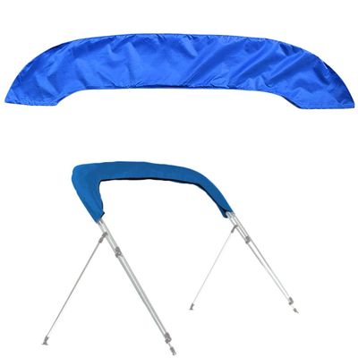 Bimini Top Boot Cover for 3 Bow Boat Support Top - 600D Waterproof Canopy Storage Organization Accessories for Snow Rain Dust Proof (91"-103" W)