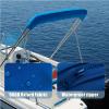Bimini Top Boot Cover for 3 Bow Boat Support Top - 600D Waterproof Canopy Storage Organization Accessories for Snow Rain Dust Proof (91"-103" W) view 2