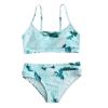 Infant Baby Girl Summer Tie-Dye Print Suspender Swimwear 2PCS Bikini Swimsuit Swimming Suits 5t (Green, 11-12 Years) view 1