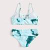 Infant Baby Girl Summer Tie-Dye Print Suspender Swimwear 2PCS Bikini Swimsuit Swimming Suits 5t (Green, 11-12 Years) view 4