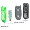 Awpeye 12 Pack Led Safety Light, Safety Light, High Visibility Strobe Running Lights Used for Bicycle, Walking Etc. Clip-On Running Lights Clip to Clothes Strap to Wrist, Bike Or Anywhere (Green) view 2
