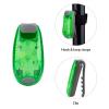 Awpeye 12 Pack Led Safety Light, Safety Light, High Visibility Strobe Running Lights Used for Bicycle, Walking Etc. Clip-On Running Lights Clip to Clothes Strap to Wrist, Bike Or Anywhere (Green) view 3