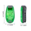 Awpeye 12 Pack Led Safety Light, Safety Light, High Visibility Strobe Running Lights Used for Bicycle, Walking Etc. Clip-On Running Lights Clip to Clothes Strap to Wrist, Bike Or Anywhere (Green) view 4