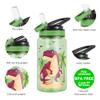 Home Tune 15oz Water Bottle for Kids Girls Boys School, Dinosaur view 3