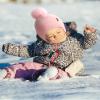 Camptrace Baby Toddler Winter Earflap Hat Fleece Lined Kid Pom Beanie Pink view 2
