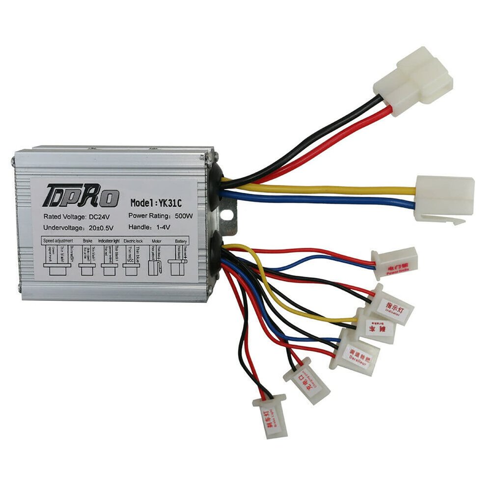 91.SCS 24V 500W Brush Controller Speed Controller for Electric Bike ATV Go Kart Scooter
