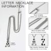 AIAINAGI Soccer Initial A-Z Letter Necklace for Boys Charm Pendant Stainless Steel Silver Chain 22inch Personalized Gift Men Women Girls(S) view 3