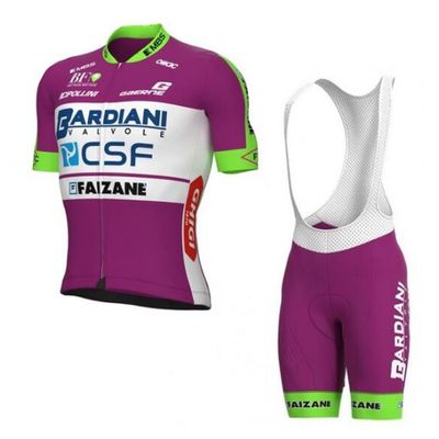 SGCIKER 2022 Professional Team Bardiani CSF Cycling Jersey Set For Men,Summer Short Sleeve Breathable Bike Shirt MTB Clothing Bib Short Kits 9D Gel Pad (4XL)