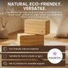 Original Wooden Yoga Blocks Set of 2  Solid Hardwood Props Inspired by Traditional Yoga view 4