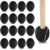 24 Pcs Precut Tennis Balls for Furniture Legs and Floor Protection Chairs Desks Furniture Tennis Balls for Chairs Feet Long Lasting Foot Covers(Black) view 1