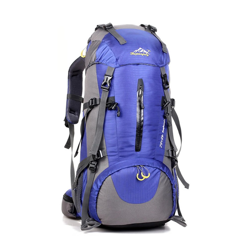50L Hiking Backpack Waterproof Lightweight With Rain Cover,Outdoor Sport Daypack For Men Women Climbing Camping Touring