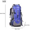50L Hiking Backpack Waterproof Lightweight With Rain Cover,Outdoor Sport Daypack For Men Women Climbing Camping Touring view 3