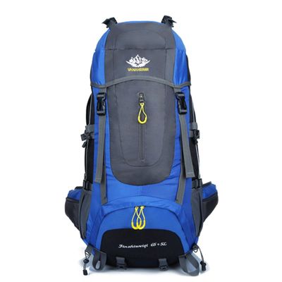 70L Hiking Backpack With Rain Cover Waterproof Lightweight Camping Backpack For Men Women,Outdoor Sport Travel Daypack For Climbing Touring