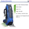 70L Hiking Backpack With Rain Cover Waterproof Lightweight Camping Backpack For Men Women,Outdoor Sport Travel Daypack For Climbing Touring view 2