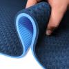 Yoga Mat 1/3 inch QMKGEC Exercise Mats 8mm TPE Non-Slip Extra Thick High-Density Eco Friendly for Yoga Workout Pilates Yoga Mats for Women Men (Blue) view 1
