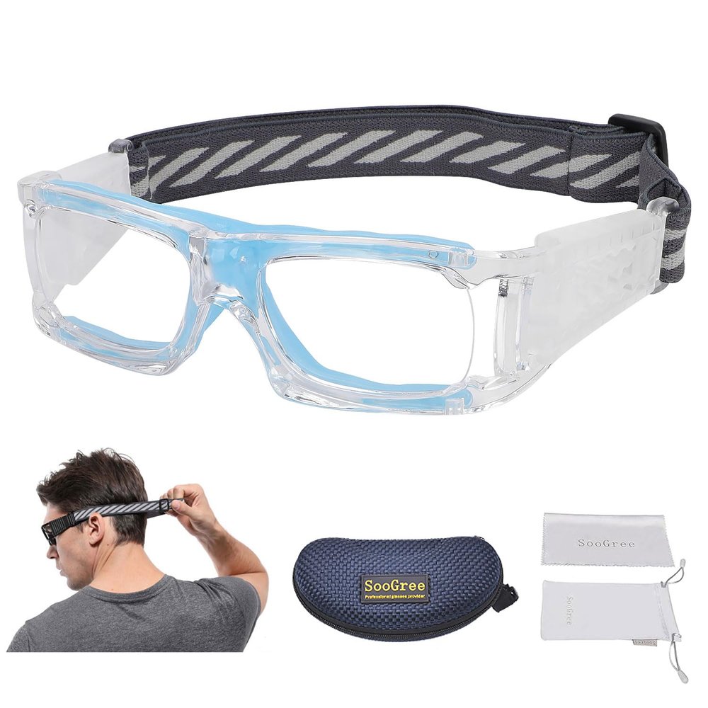 SooGree Basketball Soccer Football Goggles Anti Fog Protective Sports Goggles Glasses for Men Women