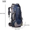50L Hiking Backpack Waterproof Lightweight With Rain Cover,Outdoor Sport Daypack For Men Women Climbing Camping Touring view 3