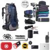 50L Hiking Backpack Waterproof Lightweight With Rain Cover,Outdoor Sport Daypack For Men Women Climbing Camping Touring view 4