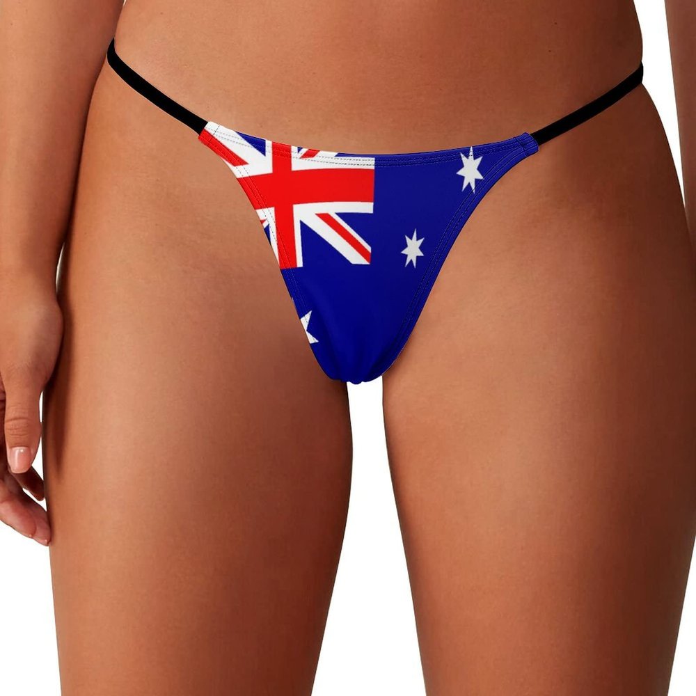 Australia Flag G-String for Women String T-Back Thongs Panties Underpants Underwear S
