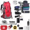 50L Hiking Backpack Waterproof Lightweight With Rain Cover,Outdoor Sport Daypack For Men Women Climbing Camping Touring view 4