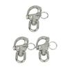 YWZHENYU 316 Stainless Steel Swivel Snap Shackles Marine Bail Shackles with Quick Release Pin for Boat, Dogleash, Bracelet, Camera of 3 Pcs (2.75 inch) view 1